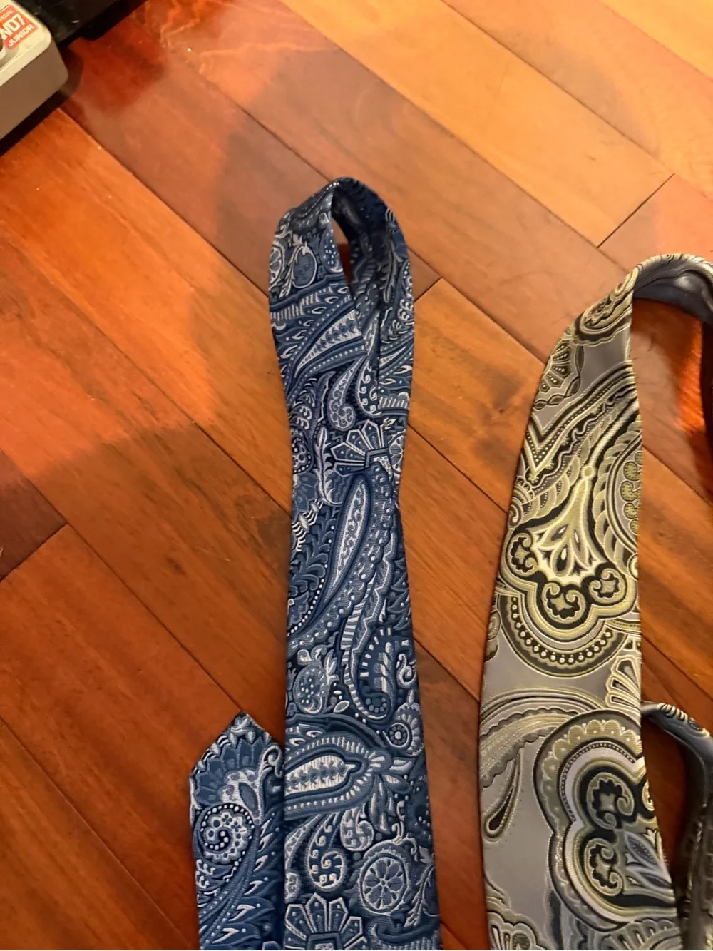 Four Ties including Geoffrey Beene and Paisley Silk